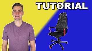 Tutorial  Huvudspelare Gaming Chair From IKEA [upl. by Llerot]