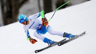 Markus Salcher  Mens downhill standing  Alpine skiing  Sochi 2014 Paralympics [upl. by Hobey423]