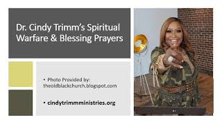 Spiritual Warfare amp Blessing Prayer by Dr Cindy Trimm [upl. by Fleta953]