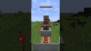 The Best Way To TRANSPORT Villagers in Minecraft [upl. by Nylikcaj]