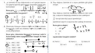 9 Sınıf Matematik Kazanım Kavrama Test 14 Birinci Dereceden Denklemler ve Eşitsizlikler Çözümler [upl. by Minsat895]