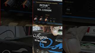 NDR vs mega 1200 watt testing dj amplifier viralvideo ytshorts ndr [upl. by Idahs107]