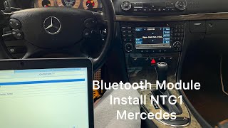 Mercedes NTG1 Bluetooth Adapter Install W203 C W220 S W215 CL R230 SL W211 E W219 CLS R171 SLK [upl. by Gnoht]