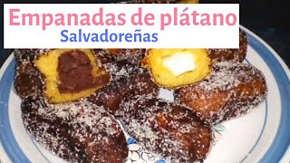 EMPANADAS SALVADOREÑAS 🇸🇻EMPANADAS DE FRIJOL Y POLEADA  paso a paso a mi estilo [upl. by Anamor]