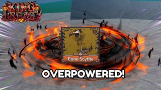 Bone Scythe Showcase  King Legacy [upl. by Yendyc]