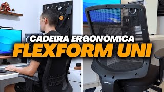 ESSA É A MELHOR CADEIRA ERGONÔMICA CUSTO BENEFÍCIO  Flexform Uni [upl. by Weider]