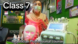 Professionan beautician Course Class7  Hydra Facial benefits  Amna signature academy [upl. by Plossl524]