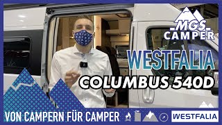 Westfalia Columbus 540D mit Innovationspaket Modell 2021  MGS Camper🏔  MGSCAMPER [upl. by Acire]