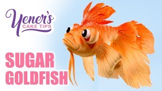 Easy SUGAR GOLDFISH Tutorial  Yeners Cake Tips with Serdar Yener from Yeners Way [upl. by Judas844]