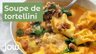 Recette de soupe de Tortellini [upl. by Frayne]