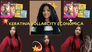 KERATINA ECONÓMICA 💲DE DOLLARCITY FÁCIL DE APLICAR 🍃 [upl. by Dallon]