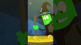 Five Wicked Witches trending shorts cartoon viral halloweensongs trickortreat [upl. by Nwahsear]