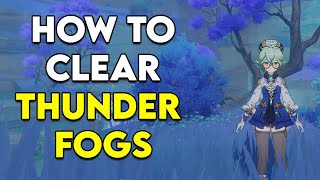 How to clear Thunder Fogs in Genshin Impact  The Thundering Wilds Commission [upl. by Briant588]