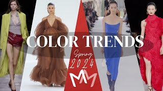 SpringSummer 2024 Fashion Color Trends [upl. by Norward]