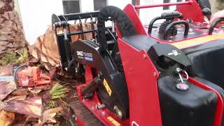 TORO DINGO TX 1000 helps bring down a huge palm tree  CALSCAPE [upl. by Klecka]