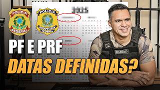 URGENTE EDITAL DA PF E PRF JÁ TEM DATAS CONFIRMADAS [upl. by Nirihs]