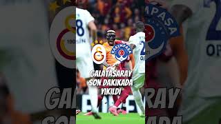 Galatasaray Son Dakikada Yıkıldı Galatasaray  Kasımpaşa [upl. by Kristie]