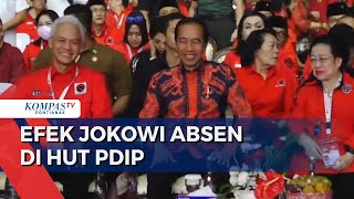 Jokowi Absen di HUT ke51 PDIP akan Pengaruhi Elektabilitas Partai amp GanjarMahfud [upl. by Waneta]