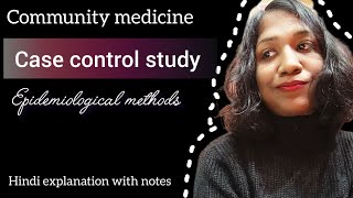 Case control study  Epidemiology part 4  community medicine 📚 psm chn norcet neetpg bscnurse [upl. by Anidan]