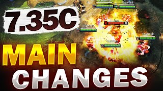 Dota 2 NEW 735c Patch  Main Changes [upl. by Roxy]