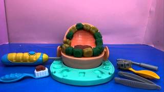 Essbare Knete in Play Doh Dr Wackelzahn  Play Dough Dr Drill n Fill Playset Fun  deutsch [upl. by Kecaj]