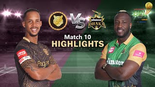 Sylhet Sunrisers vs Minister Group Dhaka  10th Match  Highlights  Season 8  BBPL 2022 [upl. by Anilra920]