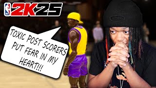 Trying To SURVIVE The TOXIC 1v1 Court With My SMALL GUARD On NBA 2K25 [upl. by Eittam822]