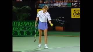 Nostalgic Throwback Steffi Graf and Boris Beckers Iconic Hopman Cup Mixed Doubles in 1992 [upl. by Kimon]