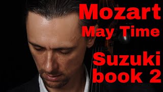 WA Mozart May Time in SLOW TEMPO  Suzuki Cello Book 2  Practice with Cello Teacher [upl. by Ardra]