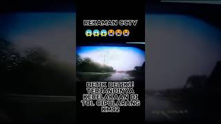 rekaman cctv tragedi cipularang km92 automobile shortvideo [upl. by Aramois839]