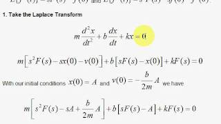 Q5 The Damped Harmonic Oscillator [upl. by Lezley]