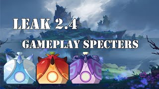 Leaks Genshin impact 24 Gameplay Specters [upl. by Breban]