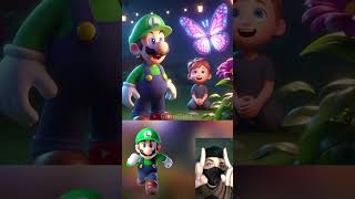 Mario Team Encounters a beautiful butterfly mario mariobros supermario [upl. by Buroker]