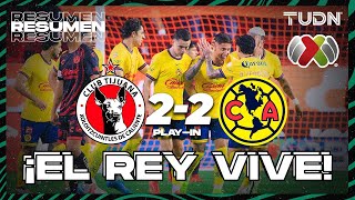 HIGHLIGHTS  Tijuana 2 23 2 América  Liga Mx AP2024  PLAYIN  TUDN [upl. by Tibbs430]