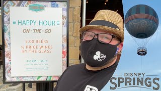 Disney Springs 2021 HAPPY HOUR Locations  HALF Priced Food amp Drink  Disney Springs Discounts [upl. by Vala]