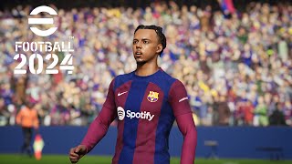 eFootball™ 2024  Gameplay  Barcelona vs Inter  PC [upl. by Brackely982]