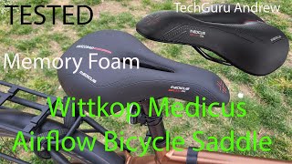 Wittkop Medicus Airflow Memory Foam Bicycle Saddle [upl. by Yssis206]