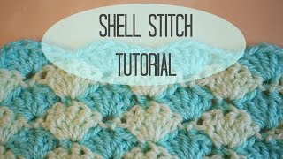 CROCHET Shell stitch tutorial  Bella Coco [upl. by Ahsek]