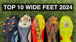 Top 10 Football Boots for WIDE FEET 2024 [upl. by Scheers]