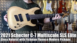 The Schecter C7 Multiscale SLS Elite is an quotaffordablequot fan fret guitar [upl. by Eenar]