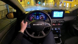 NEW DACIA JOGGER 2023  night POV test drive amp FULL REVIEW TCe 110 HP [upl. by Vastha592]