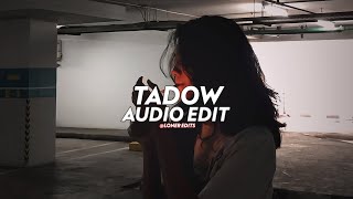 Tadow i saw her and she hit me like tadow  Masego amp FKJ edit audio [upl. by Wendye]