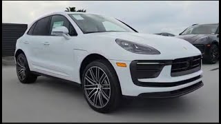 Porsche Macan 2024 in Carrera White Metallic with BlackPebble Grey Interior [upl. by Hsemin424]