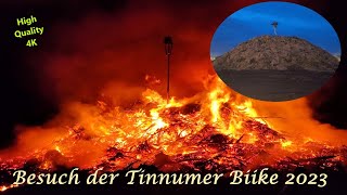 Besuch der Tinnumer Biike auf Sylt 2023 in 4K [upl. by Eissak]