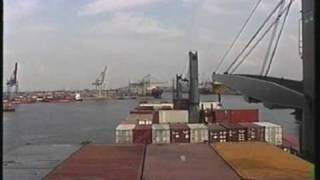 Frachtschiffreise mit MS quotContship Argentinaquot 12 Felixstowe  Hamburg [upl. by Locklin]