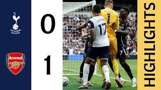 Tottenham vs Arsenal 0  1  Highlights amp Goals  English Premier League 202425 [upl. by Eneluj]