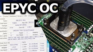 Threadripper 2990X Vorschau  aka EPYC 7601 übertakten [upl. by Igig]