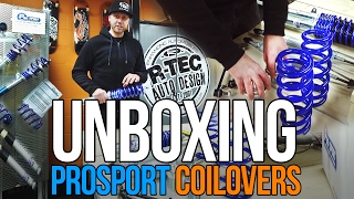 Unboxing ProSport Adjustable Coilovers [upl. by Evilc]