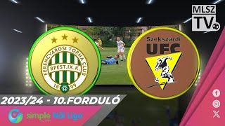 FTCTelekom  Szekszárdi WFC  81  Simple Női Liga  10 forduló  MLSZTV [upl. by Atalee]