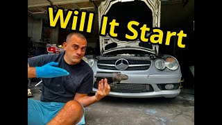 SL55 AMG R230 Starter Install sl500 [upl. by Yras]